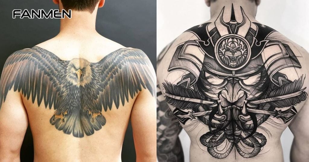 Hình xăm ở nửa lưng trên 4