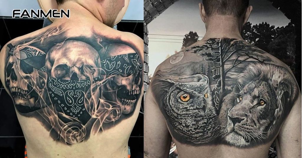 Hình xăm ở nửa lưng trên 6