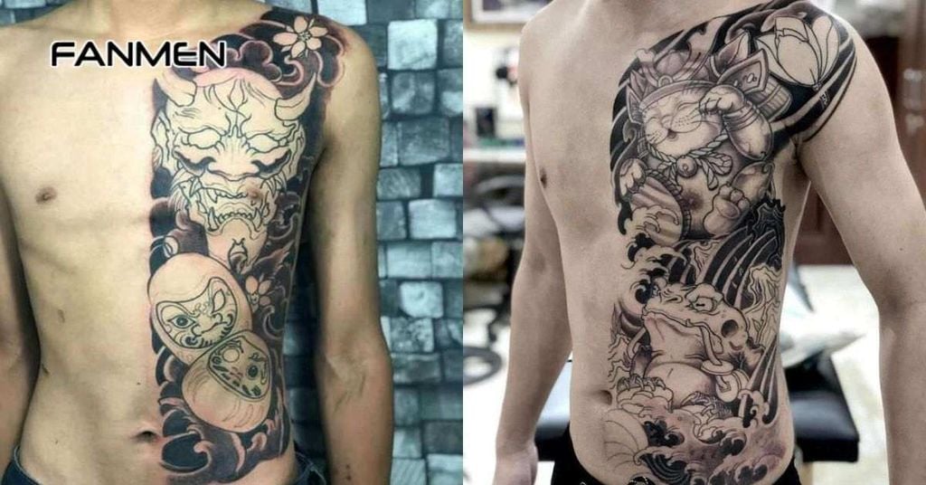 Hình xăm nửa người đẹp cho nam