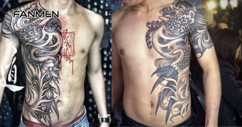 Hình xăm nửa người đẹp cho nam