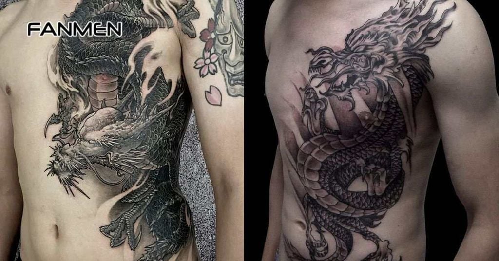 Hình xăm nửa người đẹp cho nam