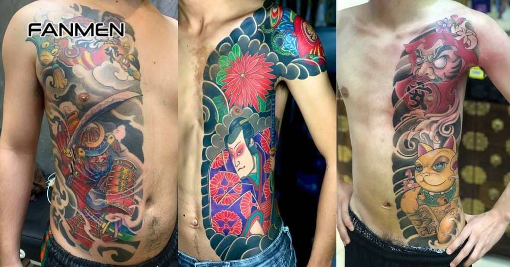 Hình xăm nửa người đẹp cho nam