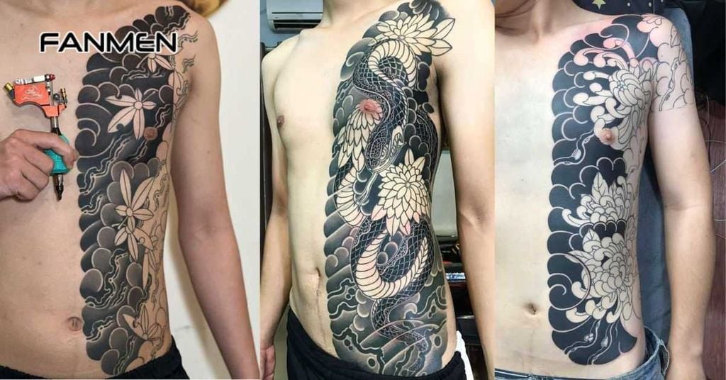 Hình xăm nửa người đẹp cho nam