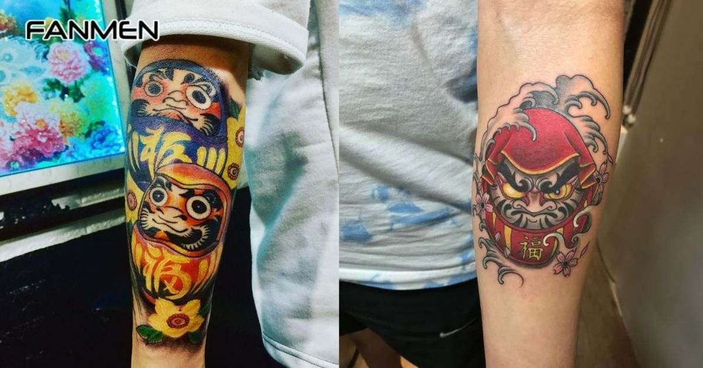 Hình xăm nửa tay nam phong cách Nhật Bản