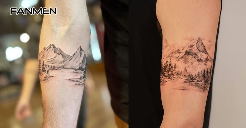 Hình xăm núi non
