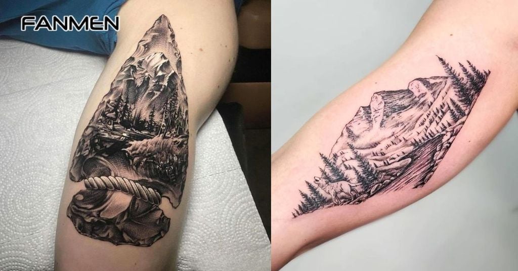 Hình xăm núi non