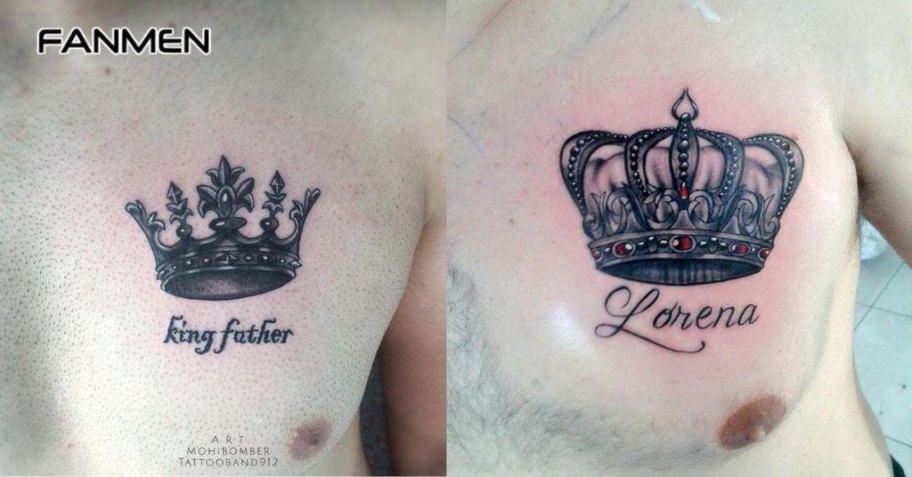 hình xăm ở ngưc nam nhỏ