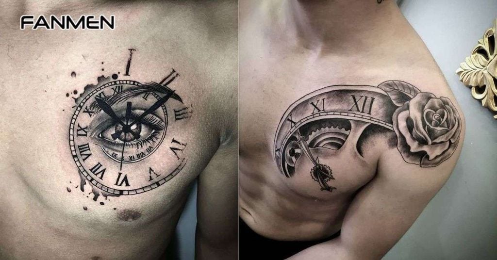 hình xăm ở ngưc nam nhỏ