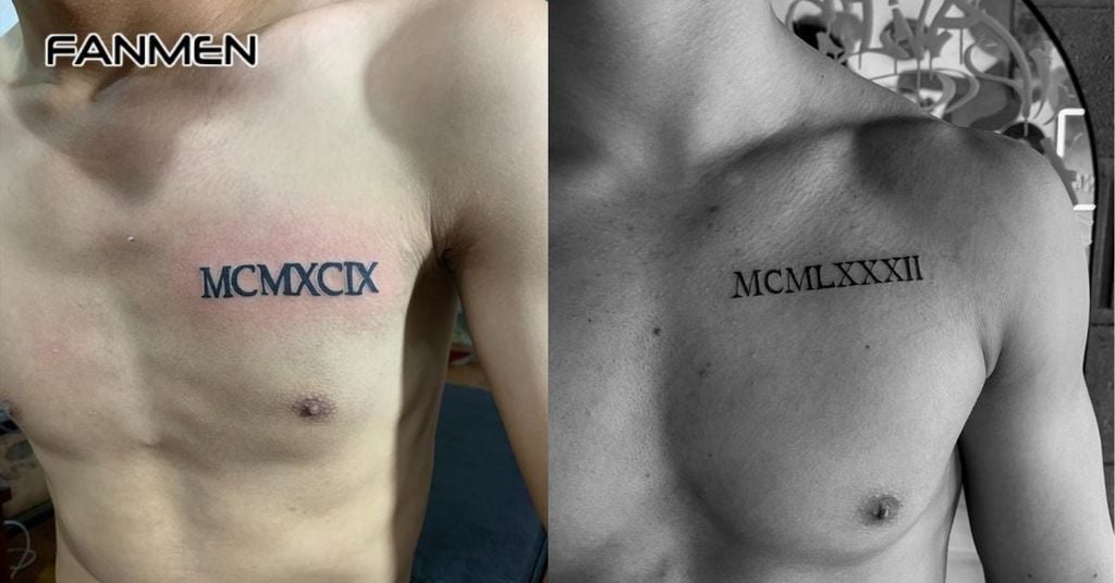 hình xăm ở ngưc nam nhỏ