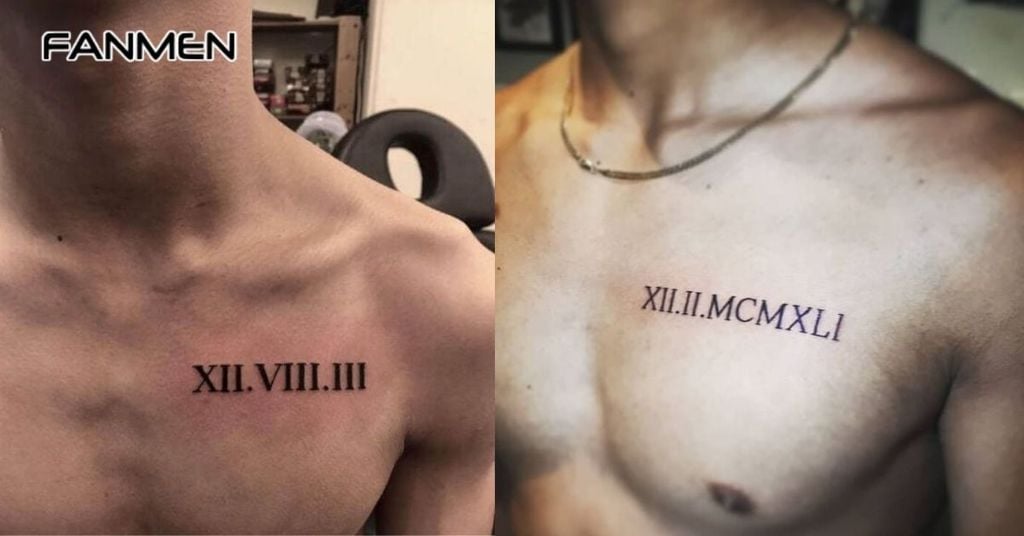 hình xăm ở ngưc nam nhỏ