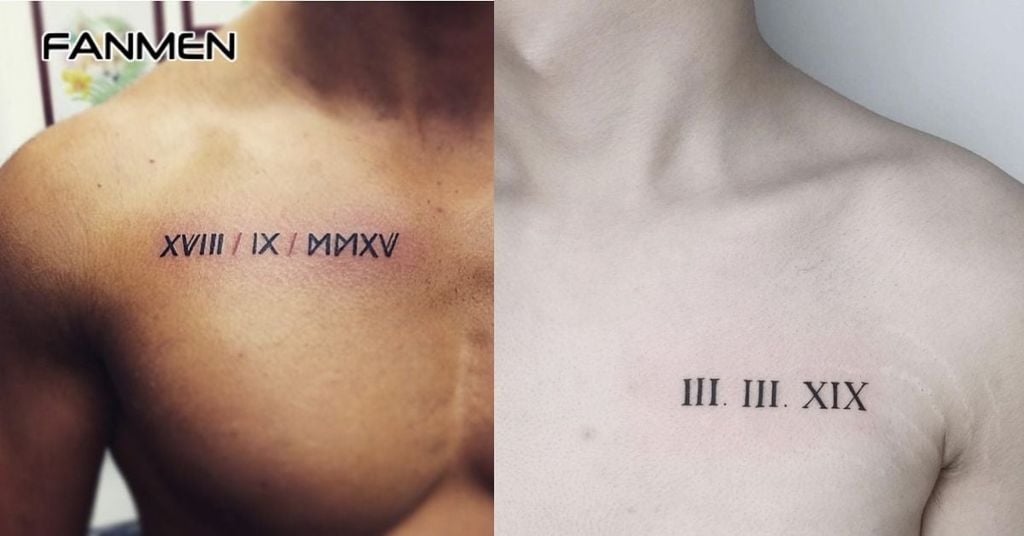 hình xăm ở ngưc nam nhỏ