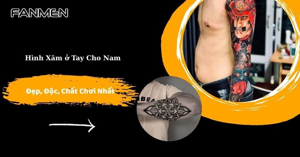 Hình xăm ở tay cho nam