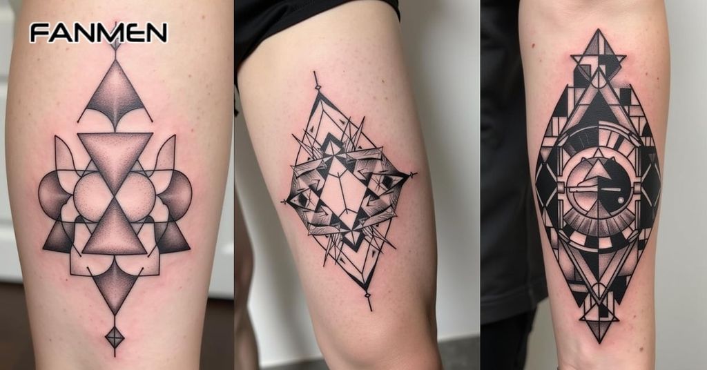 Hình Xăm Phong Cách Geometric 1