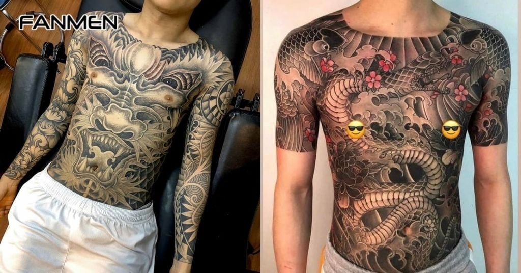 Hình Xăm Rồng Full Thân 2