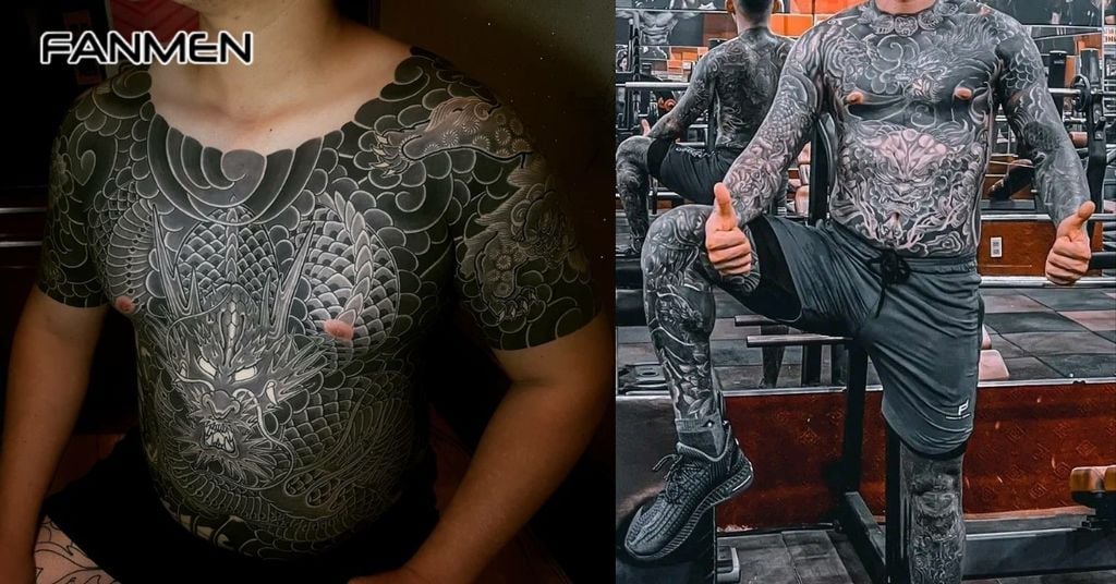 Hình Xăm Rồng Full Thân