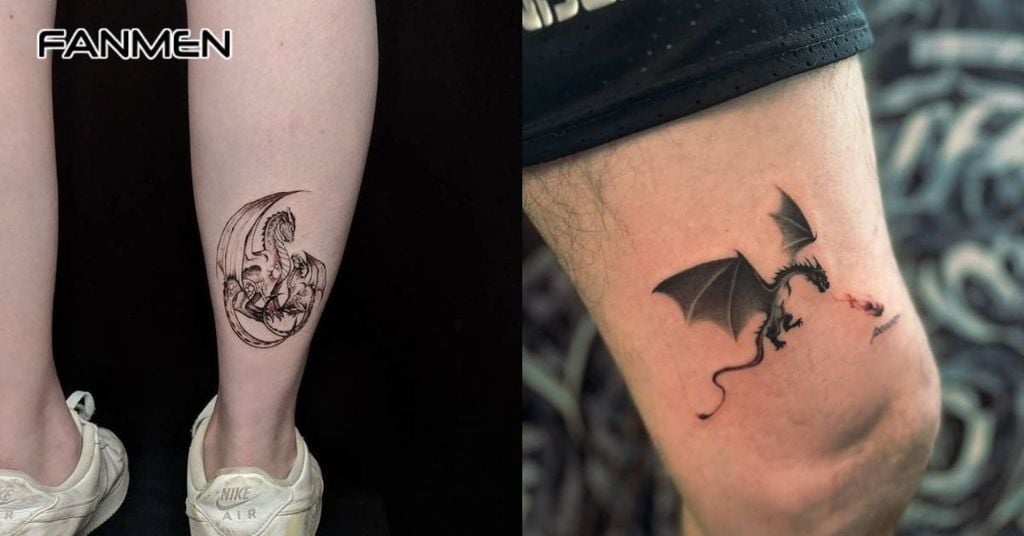 Ý nghĩa của hình xăm rồng mini