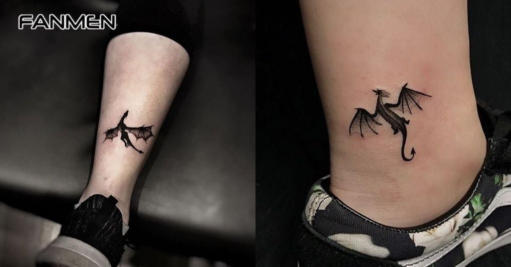 Hình xăm rồng ở chân