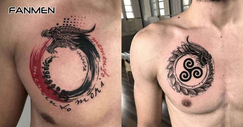 Hình xăm rồng ở ngực