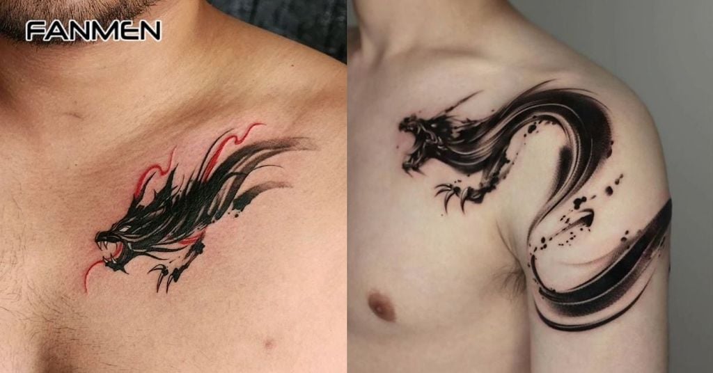 Hình xăm rồng ở ngực