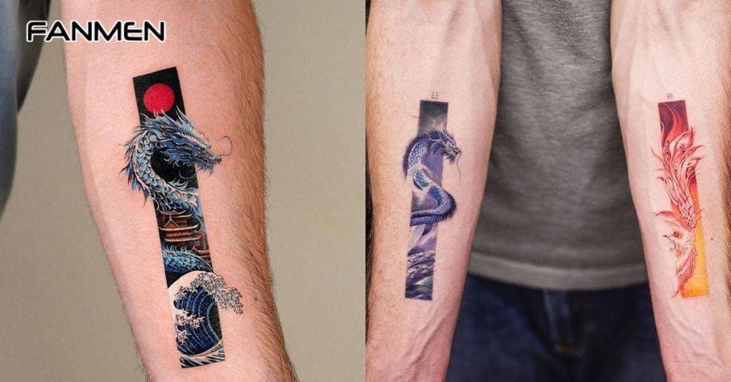 Hình xăm rồng ở tay
