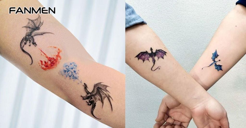 Hình xăm rồng ở tay