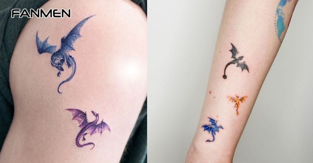 Hình xăm rồng ở tay