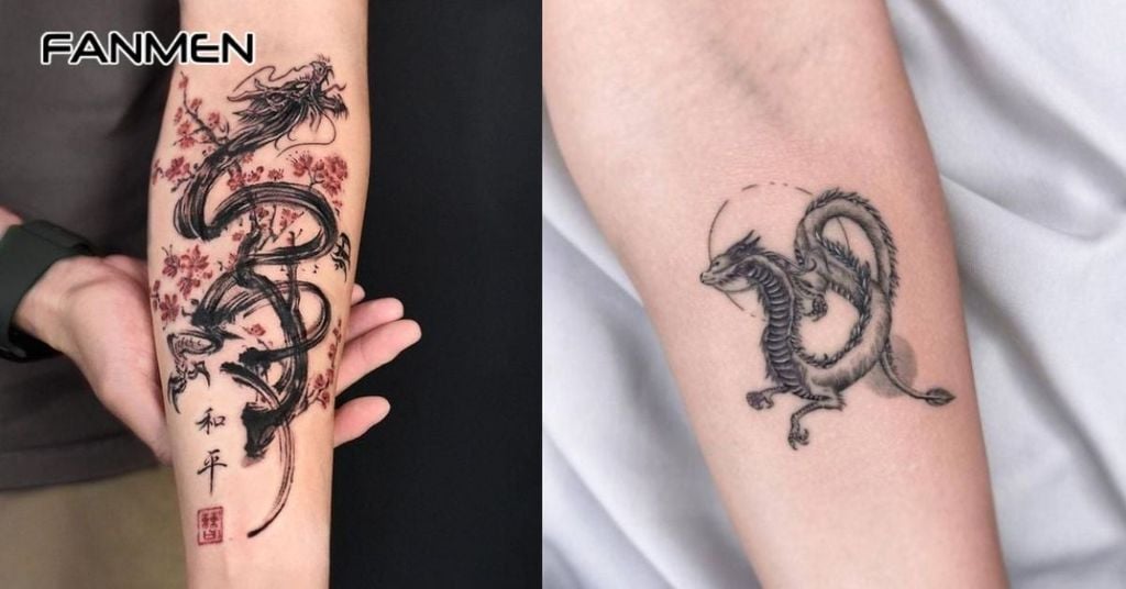 Hình xăm rồng ở tay