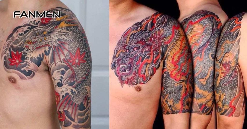 Hình xăm rồng Trần Hạo Nam