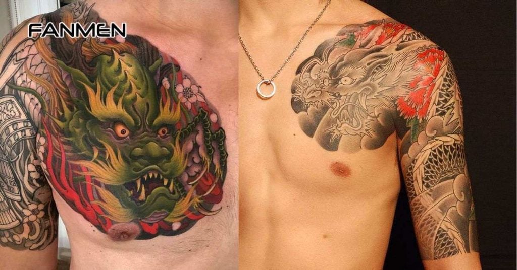 Hình xăm rồng Trần Hạo Nam