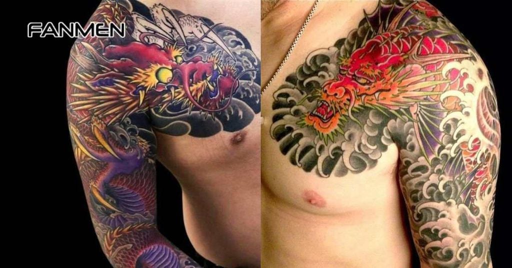 Hình xăm rồng Trần Hạo Nam