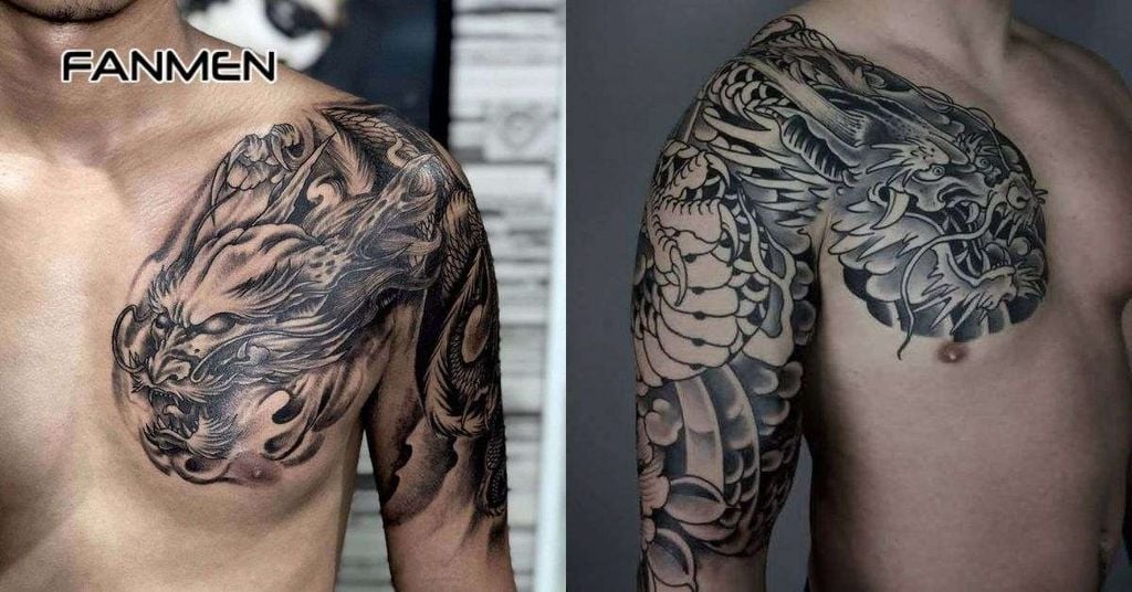 Hình xăm rồng Trần Hạo Nam