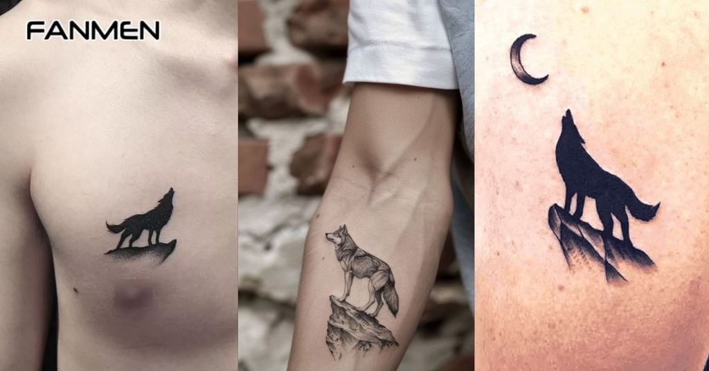 Hình Xăm Sói Mini