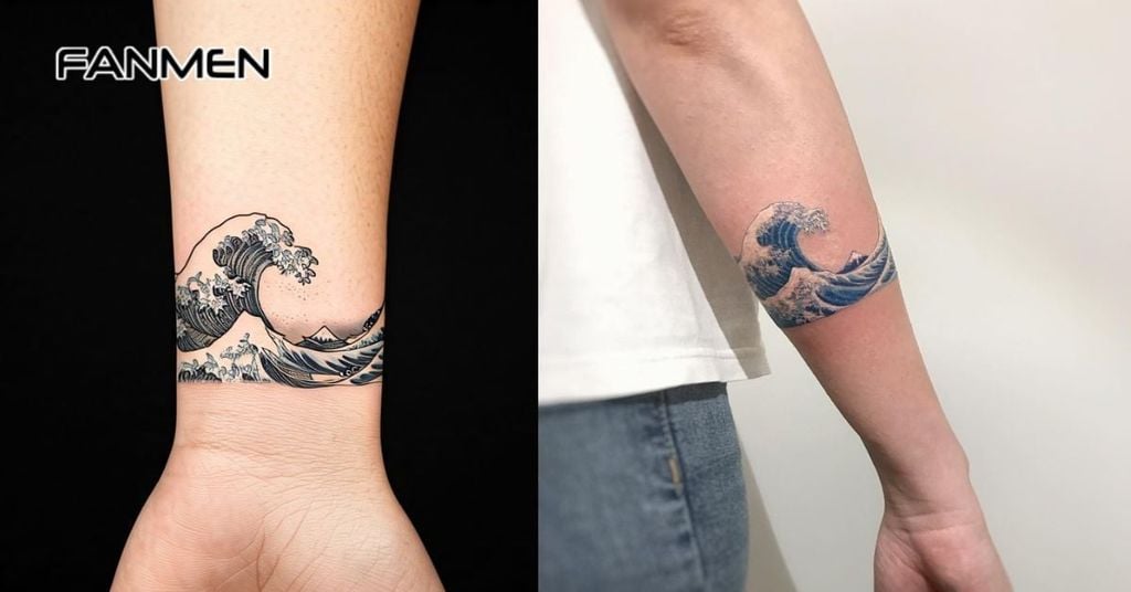 Hình xăm sóng biển
