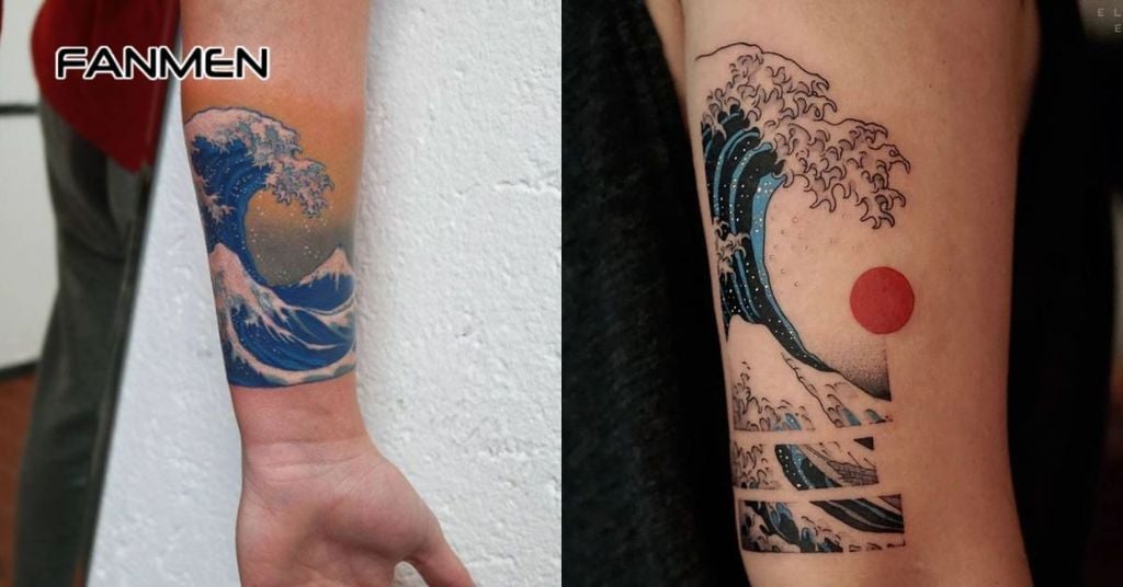 Hình xăm sóng biển