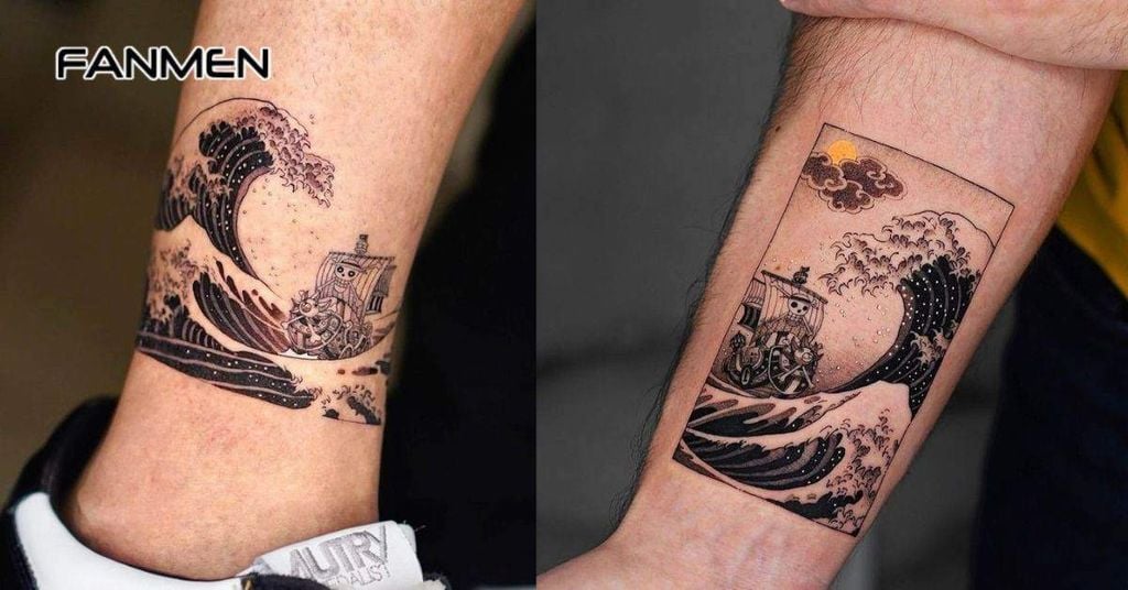 Hình xăm sóng biển