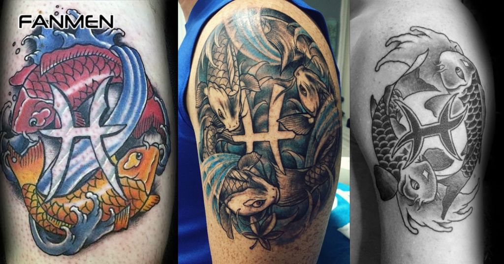 Hình Xăm Song Ngư Phong Cách Realism