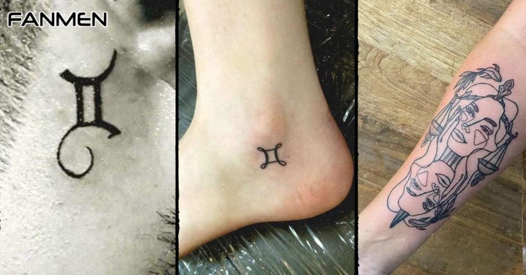 Hình xăm Song Tử nam mẫu 10