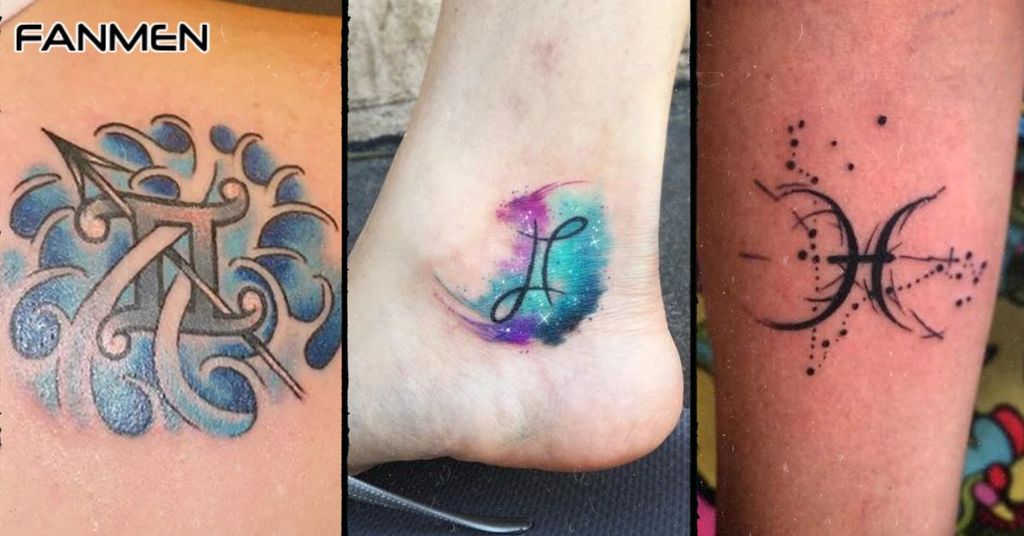 Hình xăm Song Tử nam mẫu 14