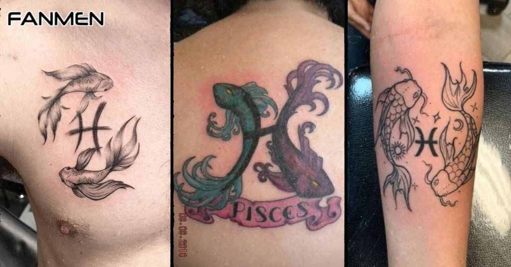 Hình xăm Song Tử nam mẫu 15