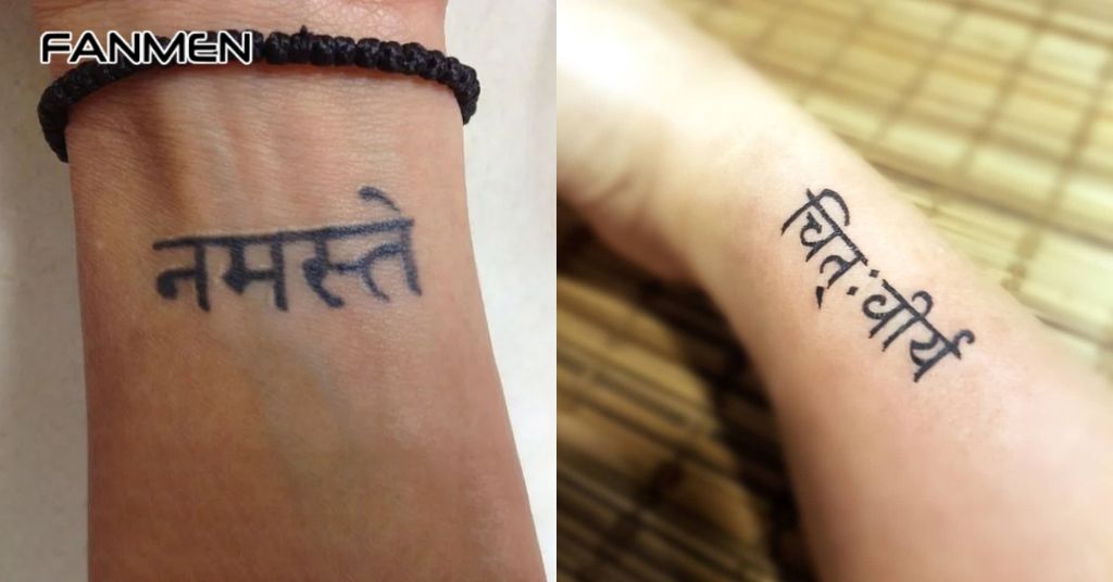 Hình xăm tên hoặc từ ngữ ý nghĩa