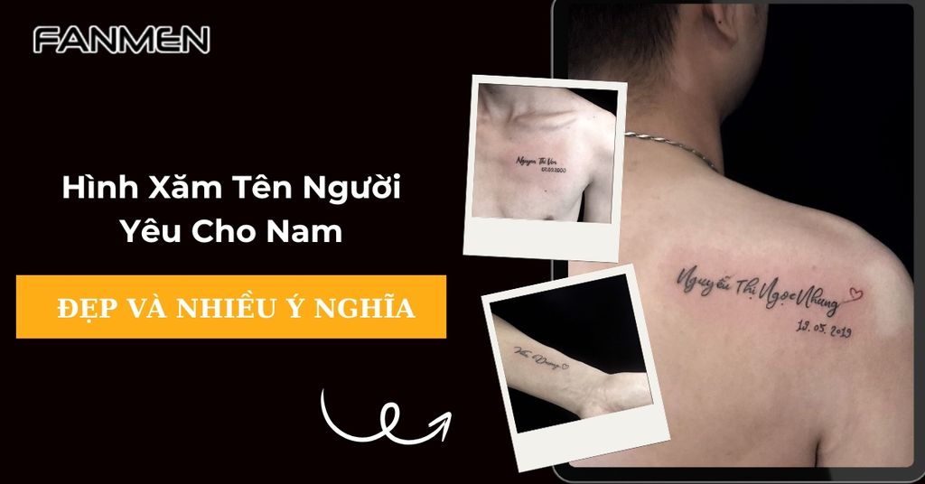 Hình Xăm Tên Người Yêu Cho Nam