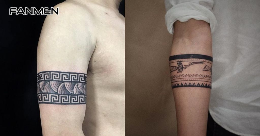 Hình xăm họa tiết trống đồng Việt Nam ở cánh tay 2