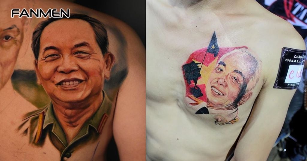 Hình xăm Võ Nguyên Giáp 1