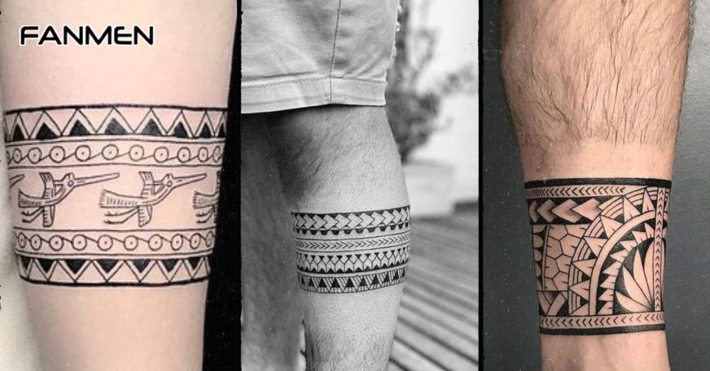 Hình xăm vòng cân nam mẫu 14