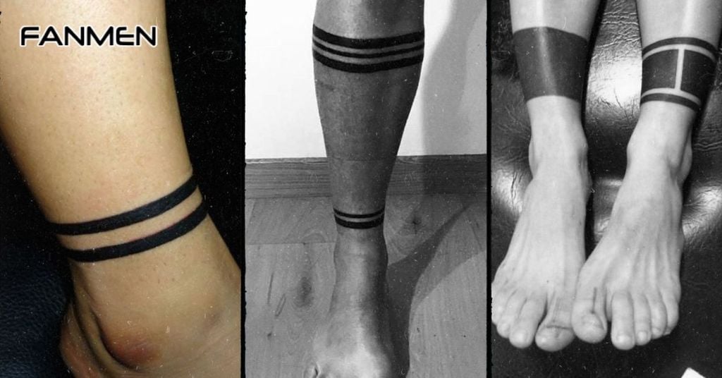 Hình xăm vòng cân nam mẫu 1