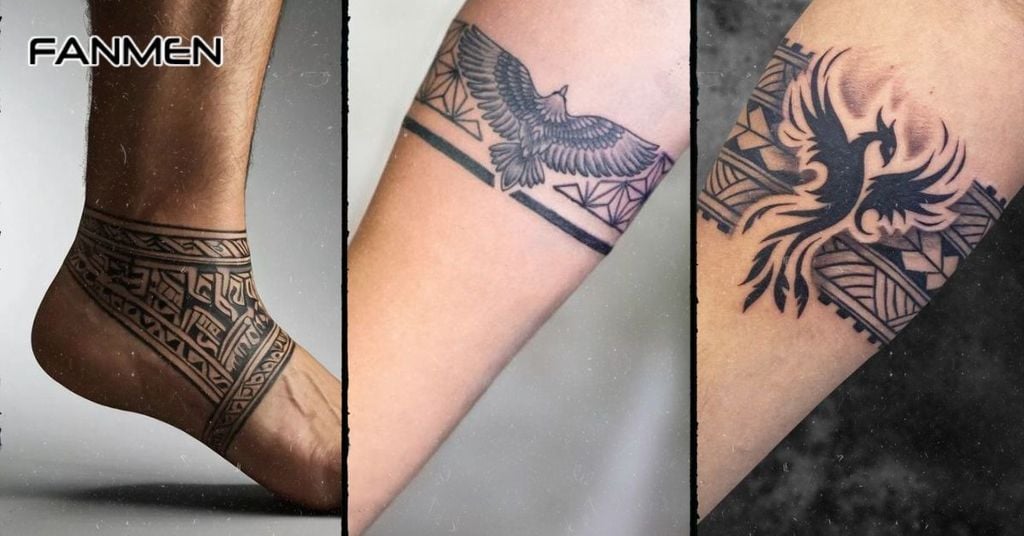 Hình xăm vòng cân nam mẫu 20