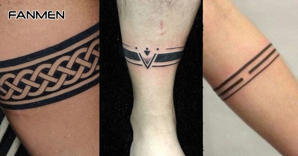 Hình xăm vòng cân nam mẫu 2