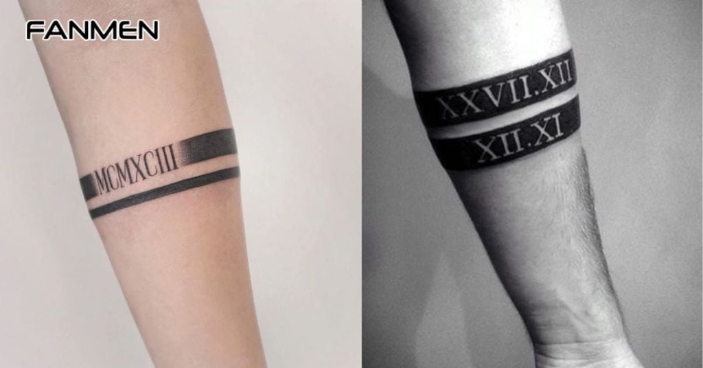 Hình xăm kiểu vòng tay La Mã