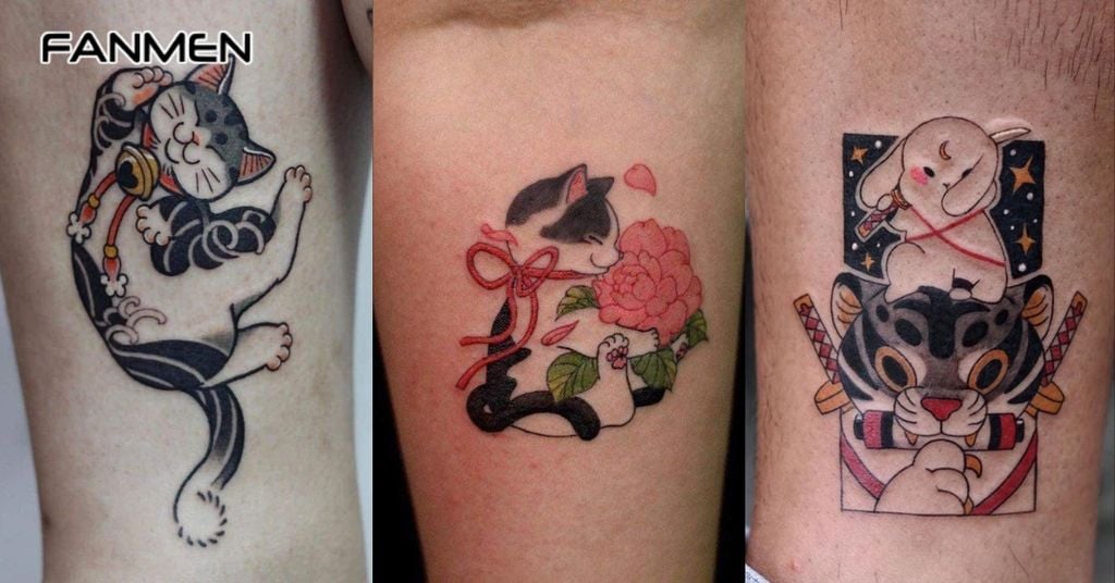 Hình Xăm Mèo Thần Tài Độc Đáo Khác 3