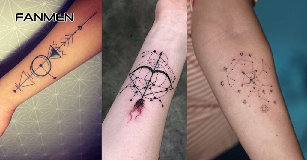 Hình Xăm Nhân Mã Phong Cách Hình Học 2